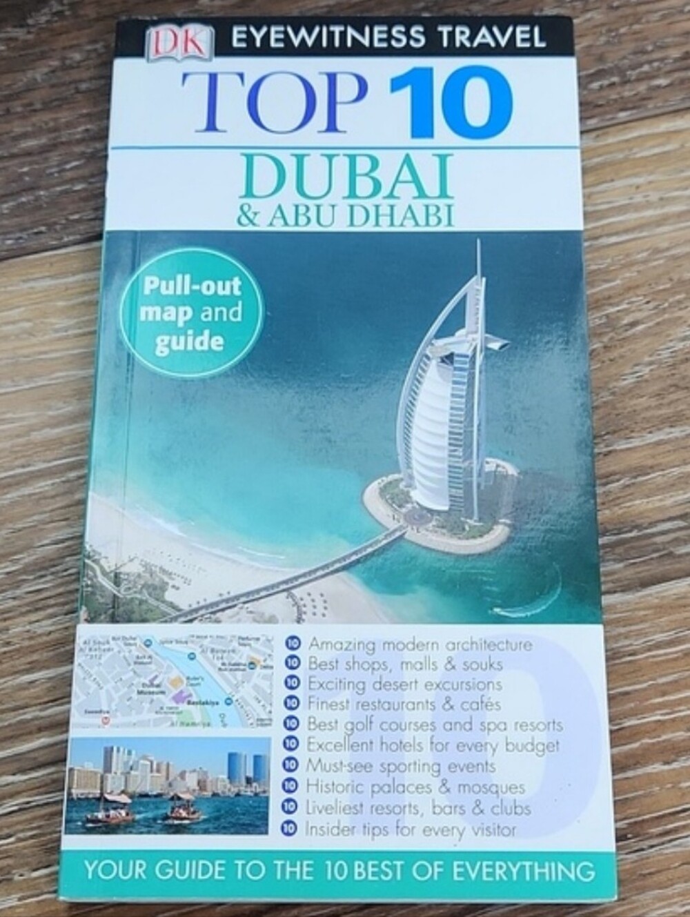 DK Top 10 Dubai & Abu Dhabi Travel Book & Map Guide